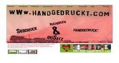 Desktop Screenshot of handgedruckt.com